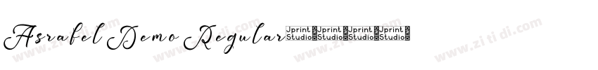 Asrafel Demo Regular字体转换